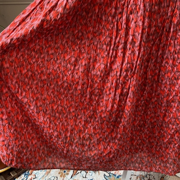 Joie Tea Rose Tiered Sleeveless V-Neck Maxi Dress 100% Cotton size XL - Picture 5 of 14